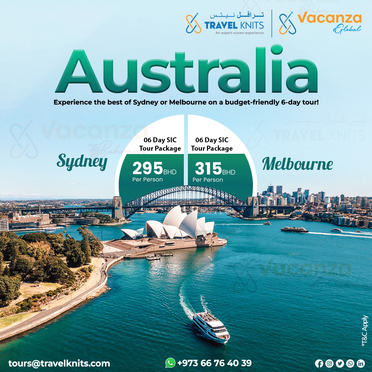 Sydney packageTour Packages - Book honeymoon ,family,adventure tour packages to Sydney package|Travel Knits
